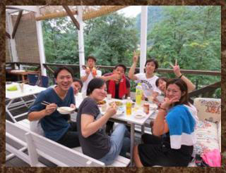 アウトドアツアーの後はやっぱりバーベキュー